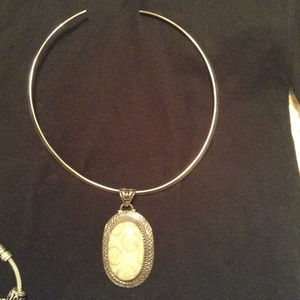 ✨Retro Sterling Silver choker necklace